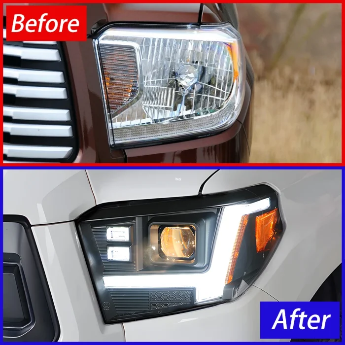 For Toyota Tundra Sequoia 2014-2021 Auto Headlights Assembly Upgrade High Quality Led High Quality Plug and Play Design - Image 5