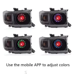 For Toyota Land Cruiser LC71 LC76 LC78 LC79 2006-2023 Headlight Assembly Upgrade Start Effect LED Projection Lens Accessories - Image 6