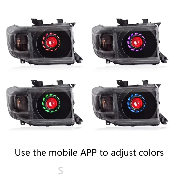 For Toyota Land Cruiser LC71 LC76 LC78 LC79 2006-2023 Headlight Assembly Upgrade Start Effect LED Projection Lens Accessories - Image 6