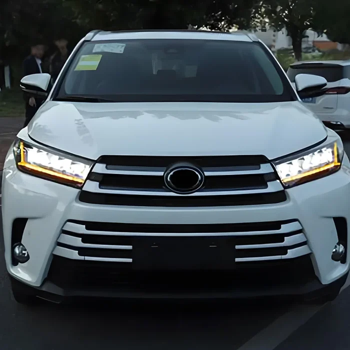 Car Front lamps For Toyota Highlander 2018-2021 New Upgrade  Angel Wings headlights Style Dynamic Turn Signal Light Accessories - Image 6