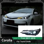 Car LED Headlights For Toyota Corolla 2017-2019 new style full LED Auto Head lamp Assembly Upgrade Projector Lens Accessories - Image 2