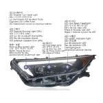 Car Lights For Toyota RAV4 Headlights 2019-2022 2023 2024 2025 LED Projetor Headlamp Daytime Running Lamp Automotive Accessories - Image 4