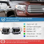 Auto Headlights Assembly For Toyota Tundra 2014-2020 Led Car Front Lamps Upgrade High Configuration Projector Lens Accessories