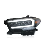 Auto Lamp LED Headlight With Full LED Lens and Sequential Signal For Toyota Tacoma 2015 2016 2017 2018 2019 2020 2021 2022 2023 - Image 4