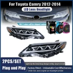 Front Lamps For Toyota Camry US Version 2012 2013 2014 LED Auto Headlights Assembly Upgrade Dynamic 3 Projector Lens Accessories - Image 3