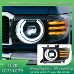 Car For Toyota Land Cruiser LC76 Headlight 2002 2003 -2023 Upgrade Modified To New DRL Dynamic Turn Signal LED Auto Accessories - Image 3