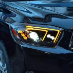 For Toyota Highlander 2009-2011 Front Headlights Upgrade New Design Car LED Projector Lens Dynamic Headlight Accessories - Image 2