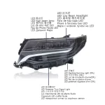 For Toyota Alphard 3 led New LED Headlight Upgrade Modified Full HeadLamp Assembly Turn Signals Daytime Running Lights 2015-2021 - Image 3