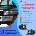 For Toyota Land Cruiser LC71 LC76 LC78 LC79 2006-2023 Headlight Assembly Upgrade Start Effect LED Projection Lens Accessories