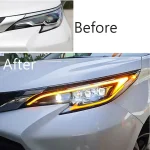 For 2021-2025 Toyota Sienna Headlight Assembly Upgrade LED Lens Daytime Running Light Streamer Steering Dynamic Turn Signal Lamp - Image 5