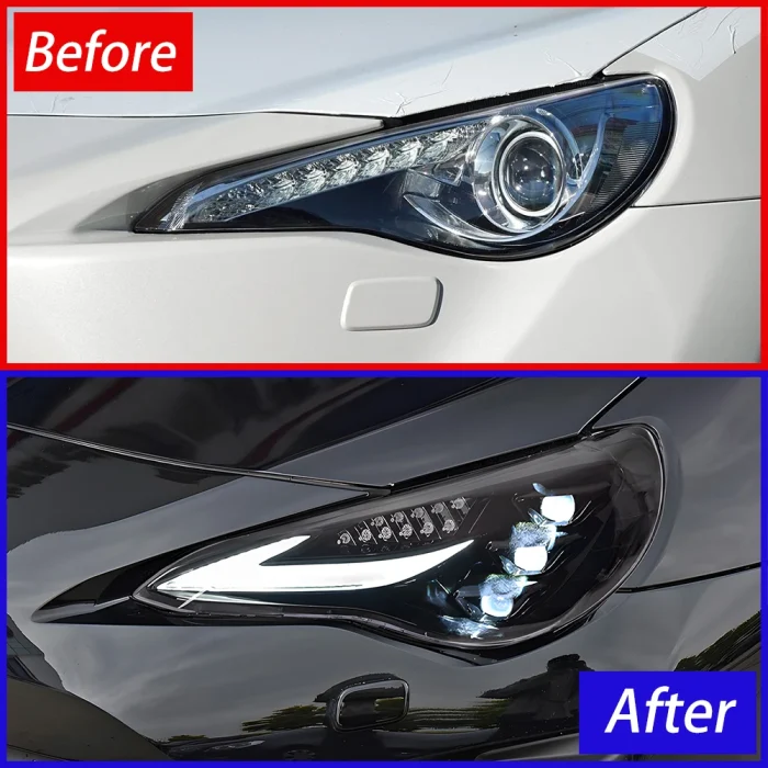 Car Front Lamps For Toyota GT86 Subaru BRZ 2012-2020 LED Auto Headlights Assembly Upgrade Dynamic Projector Lens Car Accessories - Image 7