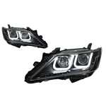Auto Parts For Toyota Camry 2pcs Headlight Assembly 2012-2014 Headlamps latest Styling LED Daytime Dual Projector Car Accesorios - Image 2