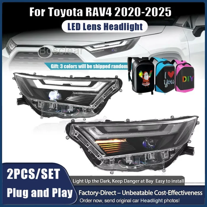 Car Lights For Toyota RAV4 Headlight 2020 2021 2022 2023-2025 LED Projetor headlamp Daytime Running Light Automotive Accessories - Image 3