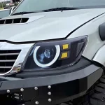Car Head Lamp For Toyota Hilux Revo Vigo 2008-2011 All New Upgrade LED High Configuration  Projector Lens Hot Sale Accessories - Image 4
