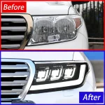 Car Front Lamps for Toyota Land Cruiser Lc200 2008-2015 Auto Headlights Assembly Upgrade Led Projector Lens Hot Sale Accessories - Image 3