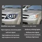 Car Lights for Toyota Hilux VIGO LED Headlamps 2012 2013 2014 Headlights Hilux DRL Turn Signal High Beam Angel Eye Lens Assembly - Image 5