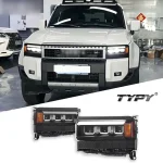 TYPY Car For Toyota Prado LC250 Headlight 2024-2025 Upgrade Modified New DRL Dynamic Turn Signal LED Headlight Auto Accessories - Image 2