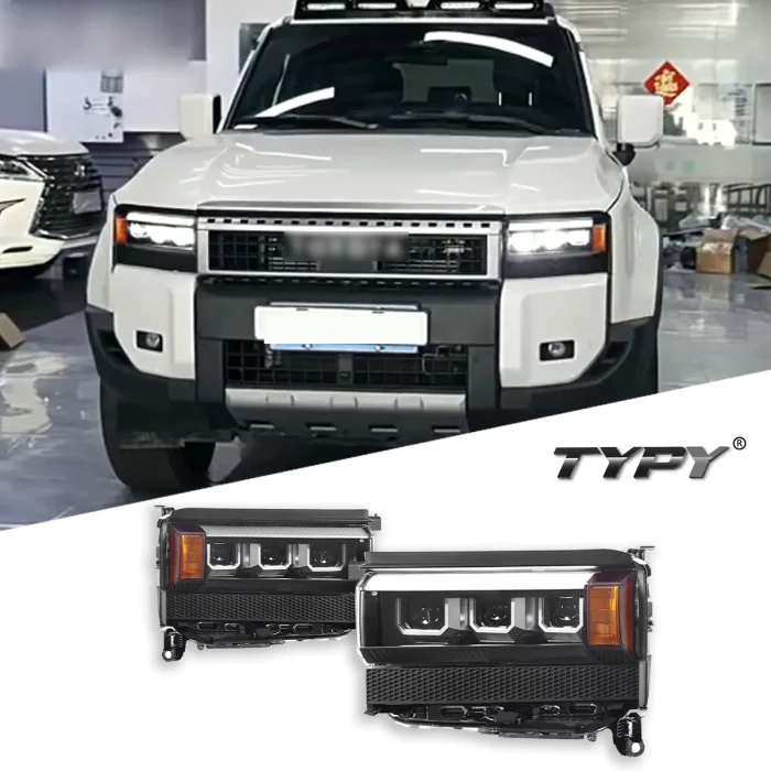 TYPY Car For Toyota Prado LC250 Headlight 2024-2025 Upgrade Modified New DRL Dynamic Turn Signal LED Headlight Auto Accessories - Image 2