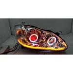 LED headlight For Toyota Corolla modified Angel Devil eye Front lamp Daytime Running lamp Turn signal - Image 4