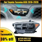 LED HeadLamp Assembly For Toyota Tacoma 2015 2016 2017 2018 2019 2020-2023 Lens Headlights DRL Sequential Turn Signal Front Lamp - Image 5