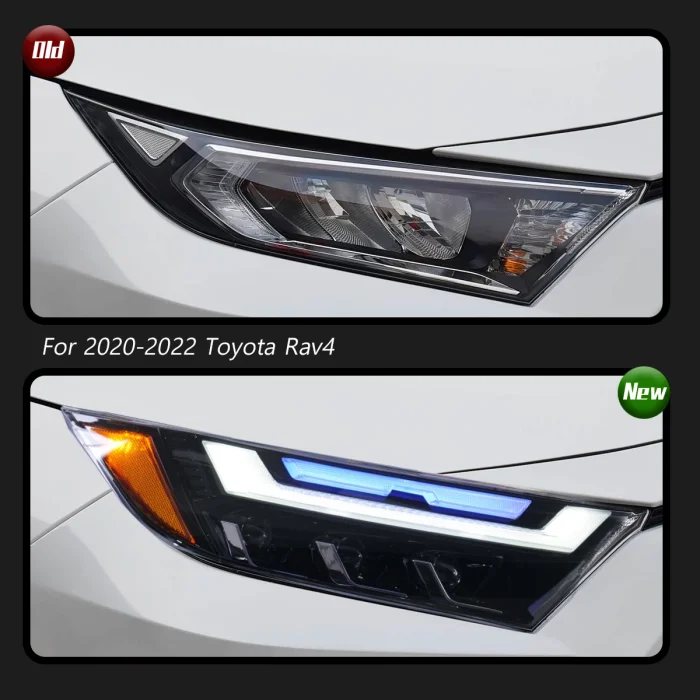 TYPY Car For Toyota Rav4 Headlight 2020-2025 Upgrade Modified to New DRL Dynamic Turn Signal LED Headlight Auto Accessories - Image 3