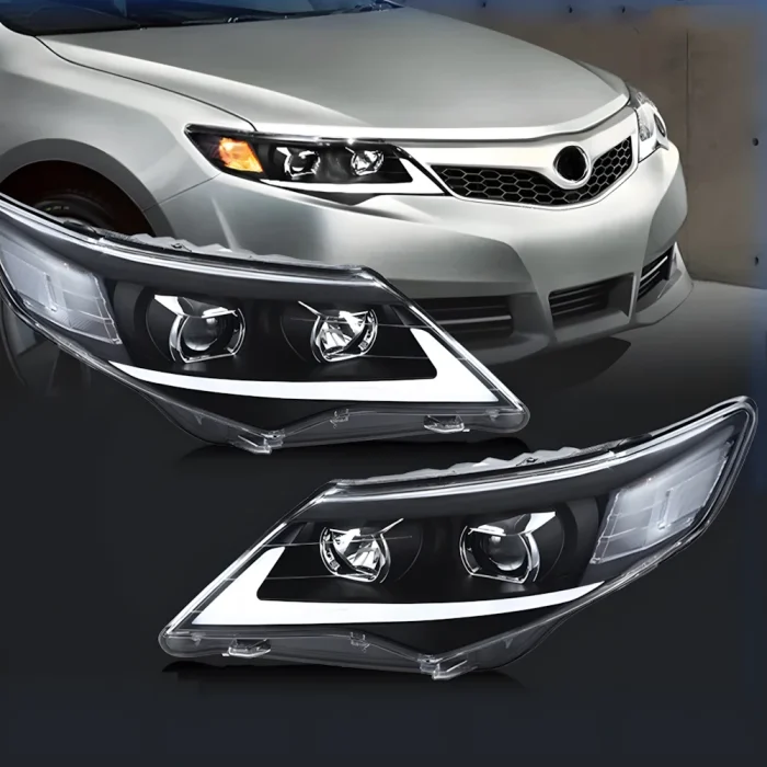 For US Version Camry 2012-2014 LED Car Front Lamp Assembly Upgrade LED Daytime Light Projector Lens Auto Headlights Accessories - Image 3