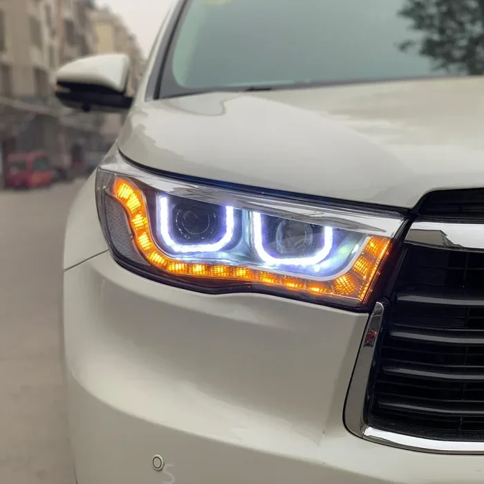 Auto Headlights for Highlander Kluger U5 2015 2016 2017 Bifocal Lens Styling Led Car Headlight Assembly Upgrade Drl Turn Signal - Image 5