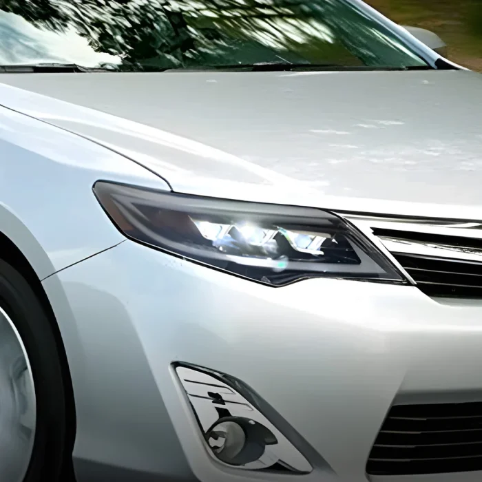 For 2012-2014 U.S. version Toyota Camry car front headlights LED automatic headlight assembly upgrade with dynamic 3-lens parts - Image 7