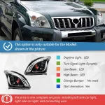 Car Front lamps for Toyota Prado 2004-2009 LED Auto Headlight Upgraded New Maybach design Dynamic Turn Signal Light Accessories