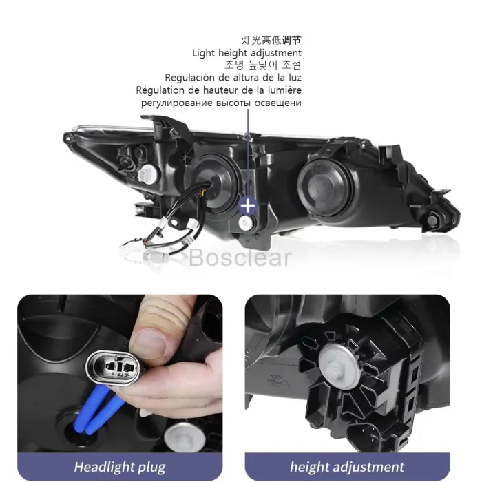 Auto Parts For Toyota Camry 2pcs Headlight Assembly 2012-2014 Headlamps latest Styling LED Daytime Dual Projector Car Accesorios - Image 5