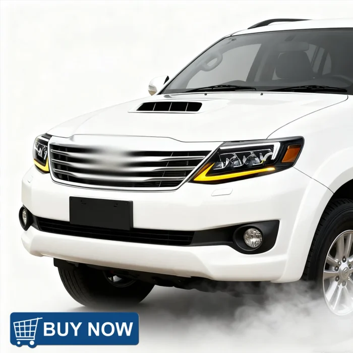 For Toyota Fortuner 2011-2015 LED Automatic Headlight Assembly Upgrade with Startup Animation, New Triple Lens, Plug and Play - Image 3