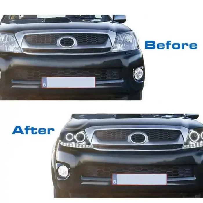 Front Headlight Assembly for Toyota HiLux VIGO 2005-2011 modified Turn signal Car Daytime running Light - Image 6