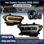 2pcs Car Front Lamp For Toyota Tacoma 2016-2023 LED Auto Headlight Assembly Upgrade High Quality Projector Dual lens Accessories - Image 3