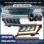 Front Headlamps Fit For Land Cruiser LC200 2007 2008 2009-2013 2014 2015 Front Lamps Assembly Led Lights With Turn Signal Light - Image 5