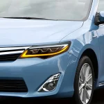 For 2012-2014 U.S. version Toyota Camry car front headlights LED automatic headlight assembly upgrade with dynamic 3-lens parts - Image 3