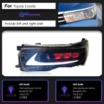 AKD Head Lamp for Toyota Corolla LED Headlight 2014-2018 Headlights Altis DRL Turn Signal High Beam Angel Eye Projector Lens