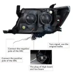 Front Headlight Assembly for Toyota HiLux VIGO 2005-2011 modified Turn signal Car Daytime running Light - Image 5