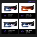 AKD Head Lamp for Toyota Corolla LED Headlight 2014-2018 Headlights Altis DRL Turn Signal High Beam Angel Eye Projector Lens - Image 5