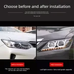 Auto Parts For Toyota Camry 2pcs Headlight Assembly 2012-2014 Headlamps latest Styling LED Daytime Dual Projector Car Accesorios - Image 6