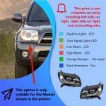 For Toyota 4Runner 2003-2009 Auto Headlights Assembly Upgrade New style High Quality LED Projector lens Car Tools Accessories
