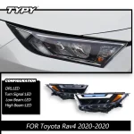 TYPY Car For Toyota Rav4 Headlight 2020-2025 Upgrade Modified to New DRL Dynamic Turn Signal LED Headlight Auto Accessories