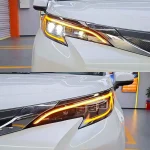 For 2021-2025 Toyota Sienna Headlight Assembly Upgrade LED Lens Daytime Running Light Streamer Steering Dynamic Turn Signal Lamp - Image 6