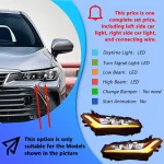 For Toyota Avalon 2019-2024 Auto Headlights Assembly Upgrade New Style LED Projector Lens Plug and Play Tools Accessories - Image 2