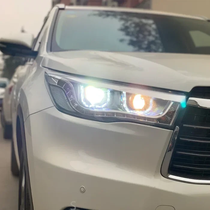 Auto Headlights for Highlander Kluger U5 2015 2016 2017 Bifocal Lens Styling Led Car Headlight Assembly Upgrade Drl Turn Signal - Image 3