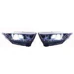 Pair Full LED Headlight Fit For Toyota Highlander 2012 2013 2014 Front Lamps Assembly Front Lamp Sequential Turning Signal DRL - Image 2