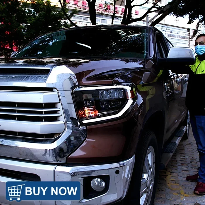 Auto Headlights Assembly For Toyota Tundra 2014-2020 Led Car Front Lamps Upgrade High Configuration Projector Lens Accessories - Image 2