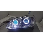 LED headlight For Toyota Corolla modified Angel Devil eye Front lamp Daytime Running lamp Turn signal - Image 5