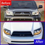 For Toyota 4Runner 2003-2009 Auto Headlights Assembly Upgrade New style High Quality LED Projector lens Car Tools Accessories - Image 3