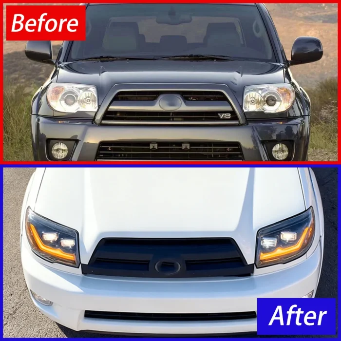 For Toyota 4Runner 2003-2009 Auto Headlights Assembly Upgrade New style High Quality LED Projector lens Car Tools Accessories - Image 3