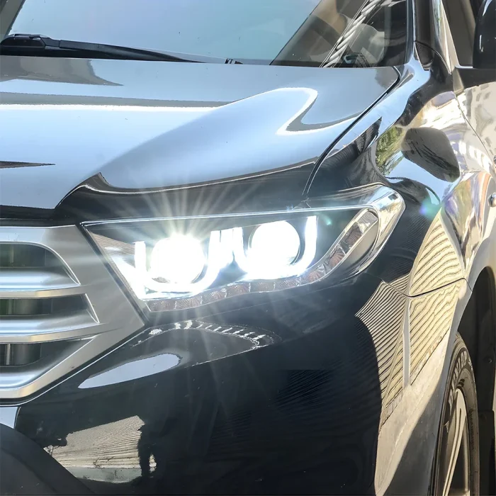 Car Headlights for Highlander Kluger 2012 2013 2014 Upgrade Bifocal Lens High Configure Styling Led Auto Headlight Assembly - Image 3